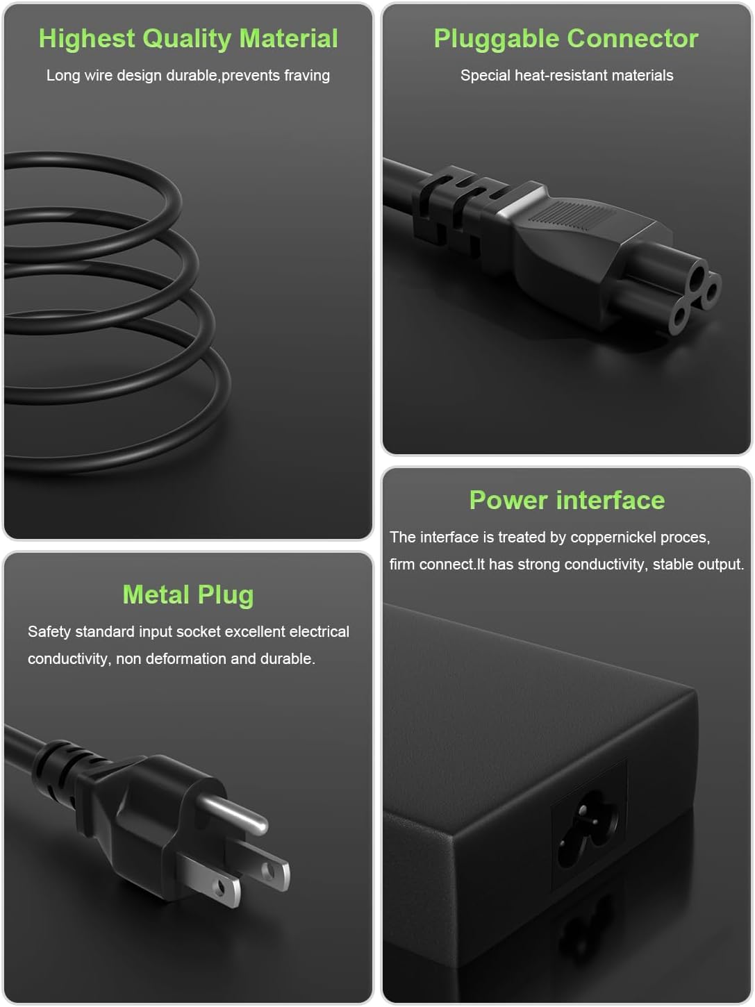 180W Charger for Dell G15 G7 G5 G3 Precision 7680 7670 7550 7530 3551 3530 3520 Alienware m17 M15 17 15 13 14 M17x M15x M14x Docking Stations OptiPlex 3280 inspiron2350 AIO Desktop