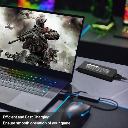 230W 200W AC Charger Fit for Razer Blade 17 14 15 Base Advanced/Pro 17/4K RZ09 Series RC30-0248 RC30-0238 GTX3080 GTX3070 GTX3060 GTX2080 GTX2070 GTX1070/1060 ((2018-2024)) Gaming Laptop