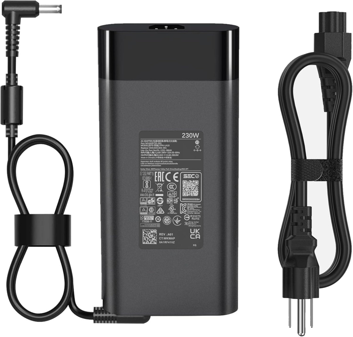 New Slim 230W Charger Compatible with HP Omen 15 16 HP OMEN Transcend,Victus 16 by Gaming Laptop ZBook Fury 16 G8 G9 G10 11.8A AC Adapter