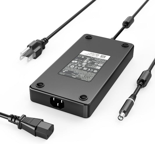 240W Laptop Charger fit for Dell Alienware M15 17 15 R3 R4 R5 R2 13 M17 X51 M17X M18X G5 G7 Precision 7710 7540 M6400 M6500 M6700 M6800 J211H GA240PE1-00 AC Adapter Power Cord