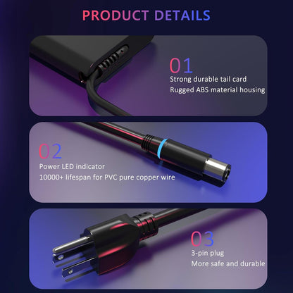 New Slim 240W Laptop Charger Compatible with Dell Precision 7780 7680 7770 7760 G3 G5 G7 3500 5500 7500 Power Supply Cord