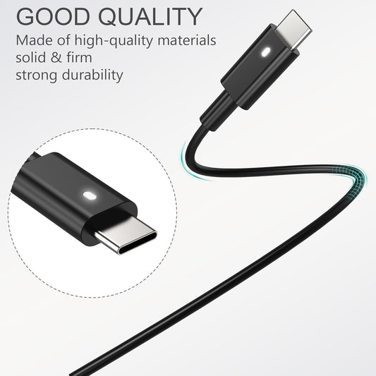 Dell Laptop Charger 45W USB Type C USB C AC Adapter,XPS 13 9300 9310 2 in 1 9315 2 in 1 AC Charger, Black, DA45NM170