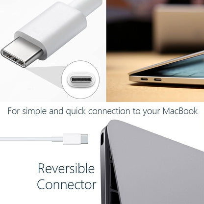 MacBook Pro Charger for MacBook Air USB C Laptop Charger for Mac Book 13/14/15/16 inch, 2024/2023/2022/2021/2020, M1/M2/M3 Computer, 96W Chargers Block for USBC Device, Included Type C Cable