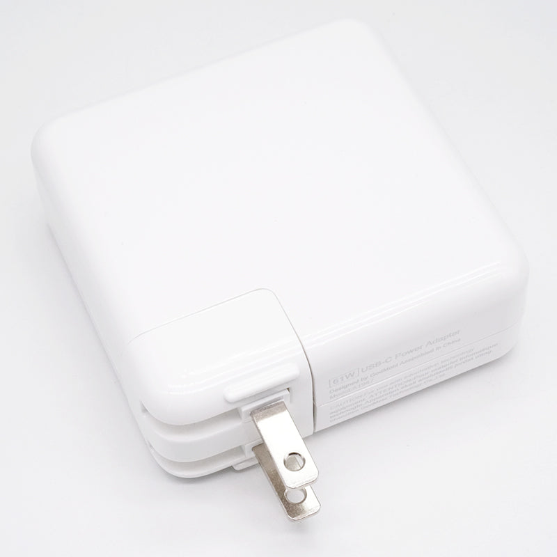 Compatible with Mac Book Pro Charger, 61W USB C Compact and Foldable Fast Charger for MacBook Air, Samsung Galaxy, iPad Pro, and All USB C Devices