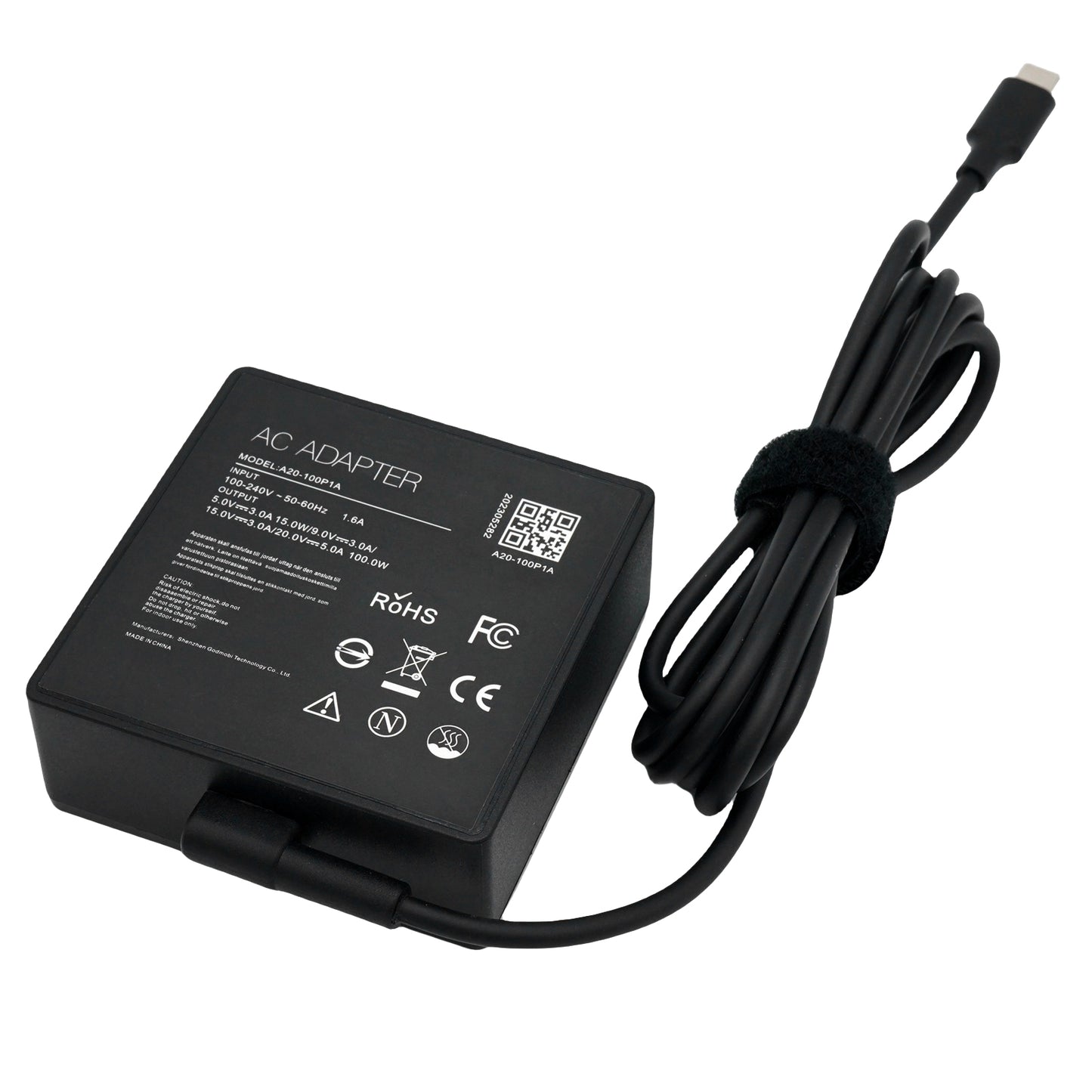 100W USB-C Charger Compatible for ASUS Laptops - Fit for ASUS ROG A20-100P1A, Flow Z13 X13, 100W PD Fast Charging for ROG Flow Acer HP Lenovo Type C Adapter, Fit for 90W 65W 45W 27W 15W