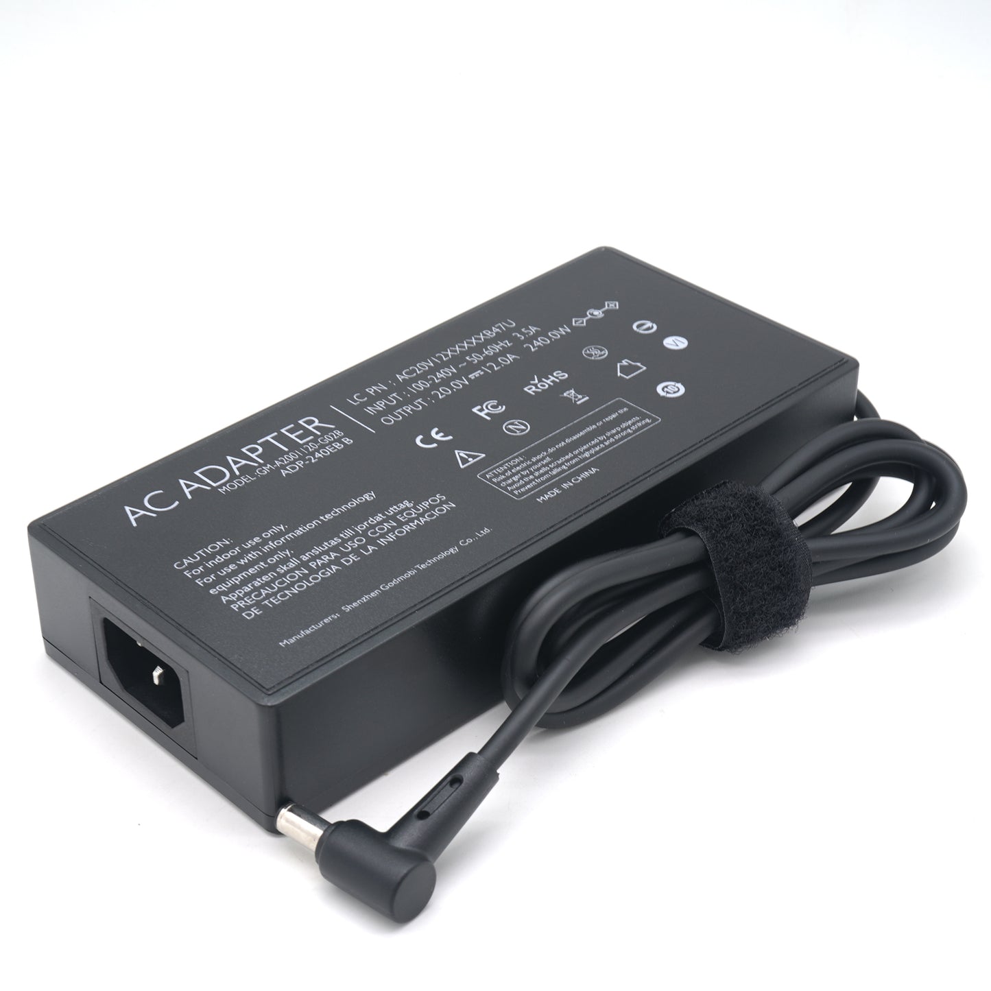 Asus 240W ac adapter for ADP-240EB/FA506／3PULS GX70wGW/GX501V/GX502L/GL504GS/G513Q/GX531 GM-ES005T/GX531GS-AH76/GX550/GU603H/GX701L GX701GX/GL703GS/GL704GW/G713Q/G733Q/W7600