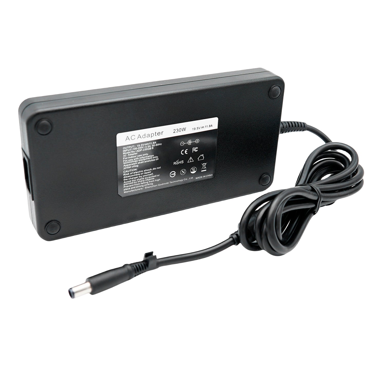 New 19.5V 11.8A 230W 7.4 x 5.0mm Charger Compatible with Chicony A12-230P1A AC Adapter for MSI GT72S G752VY GE63VR ADP-230EB T A230A006L A230A011L Adapter Power Cord, AD065G2Uz