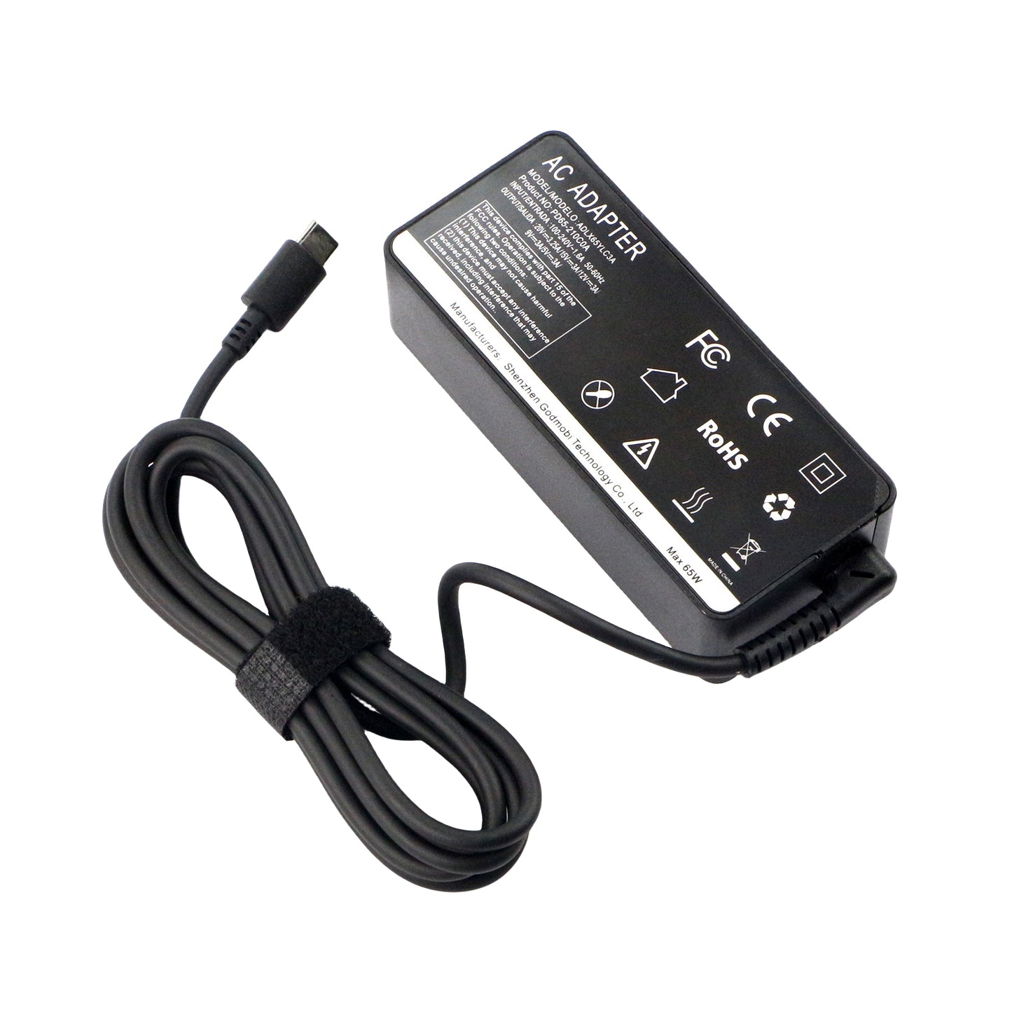 65W USB C Type c AC Charger Compatible with Lenovo ThinkPad E580 E585 E590 E590S E595 T480 T490 T580 Yoga C940 C740 thinkbook ADLX65YCC3A Laptop Power Supply Adapter Cord