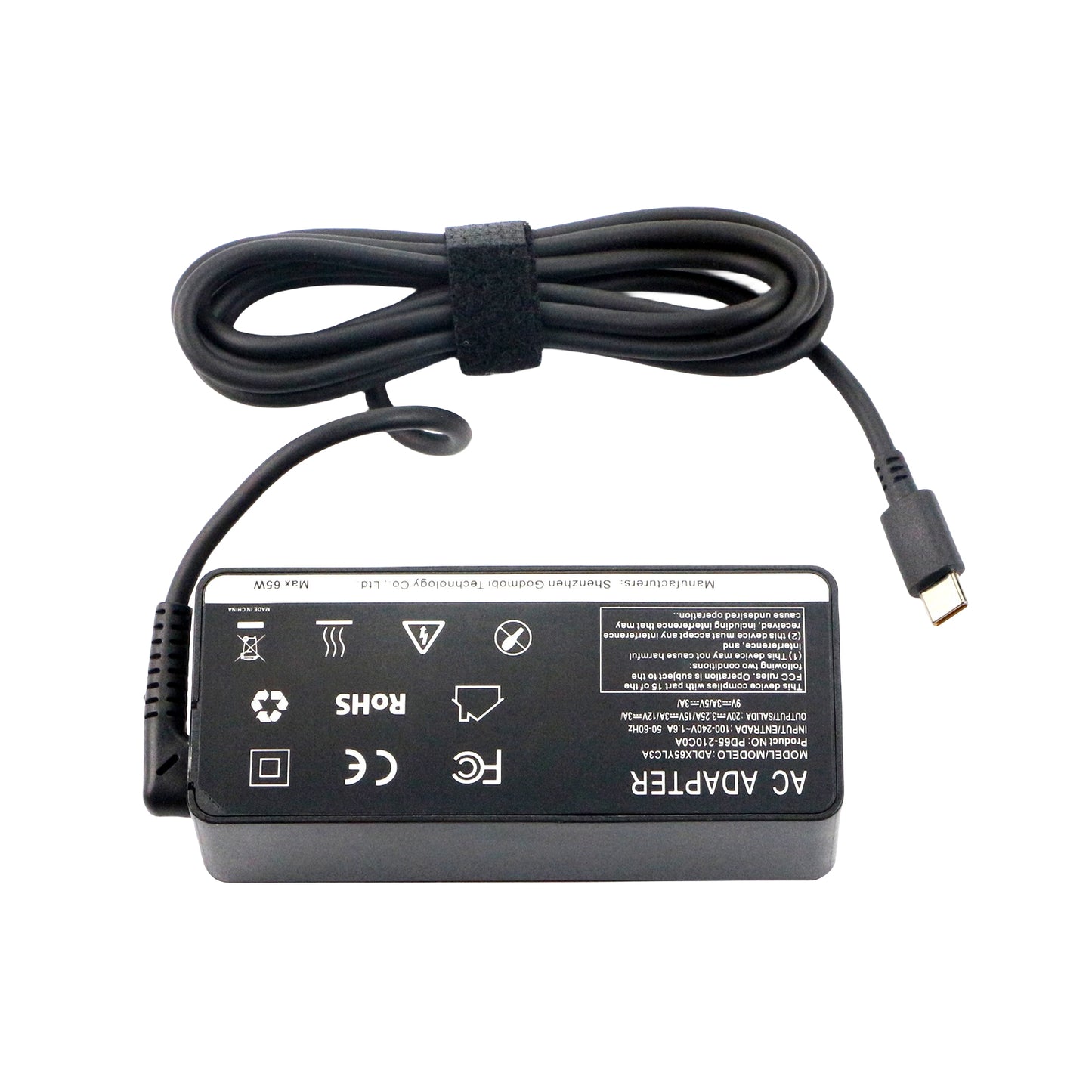 65W USB C Type c AC Charger Compatible with Lenovo ThinkPad E580 E585 E590 E590S E595 T480 T490 T580 Yoga C940 C740 thinkbook ADLX65YCC3A Laptop Power Supply Adapter Cord