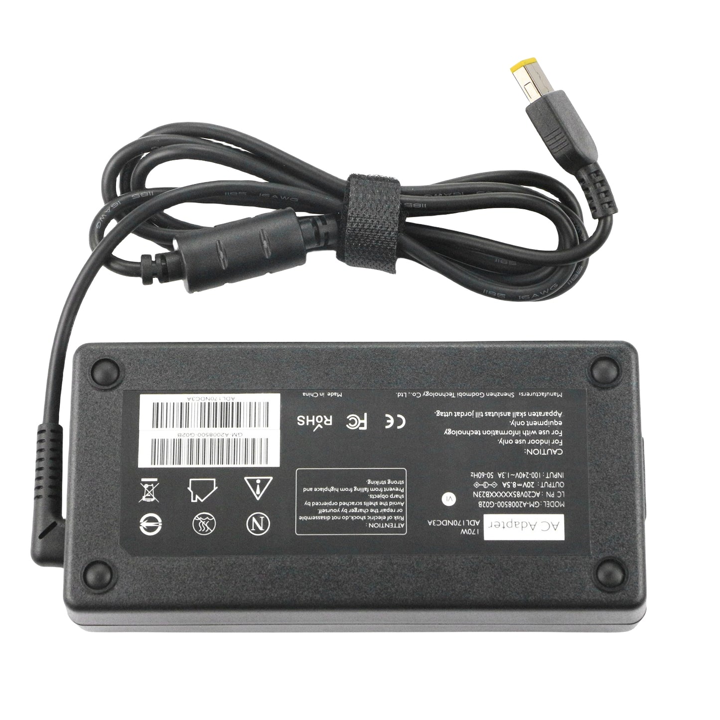 170W Charger Fit for Lenovo Thinkpad P1 P16 P50 P51 P52 P53 P70 P71 P73 P17 P15 T15g P15v T15p W540 W541 X1 Extreme Gen 6 5 4 3 2 1 ADL170SCC3A 4X20S56697 20V 8.5A ac Adapter Laptop Power Supply